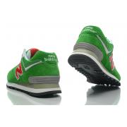 Chaussure New Balance Running 574 Homme en Vert Pas Cher